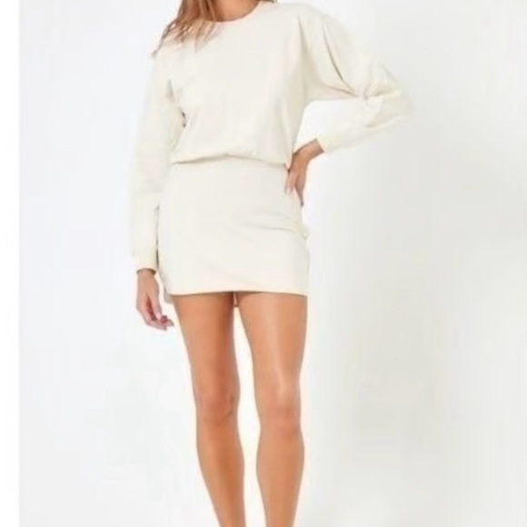 NWT L*Space Cream Long Sleeve Top - Picture 2 of 8